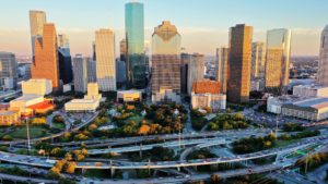 Modern skyline of Houston, Texas