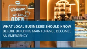 Commercial building maintenance prevents exterior damage and extends property life