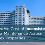 Exterior maintenance for complex commercial properties