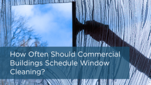 Commercial window cleaning for a professional building exterior