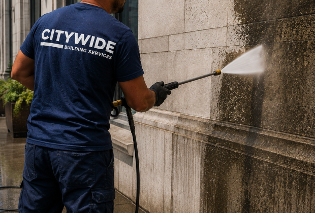 Pressure Washing Building